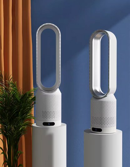 Berklim Breeze Pure – 3-in-1 Luftkühler, blaadelloses Design, leise & stilvoll